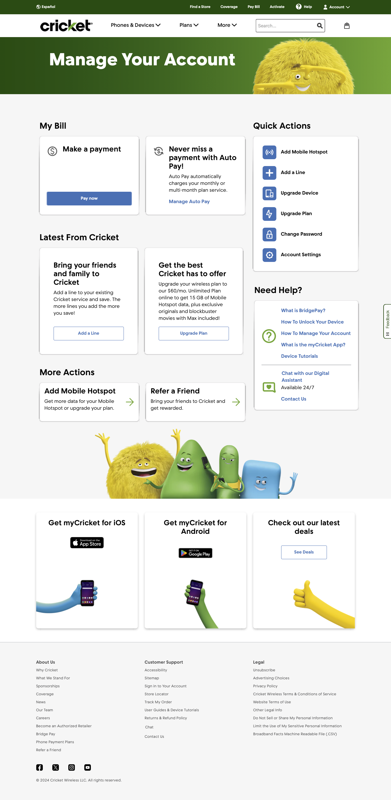 My Account Redesign